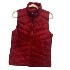 Smartpak Piper Quilted Down‎ Vest Equestrian Full Zip Barn Red NEW Sz Small